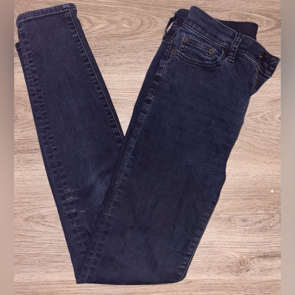 J. Crew Women's Deep Blue Skinny Jeans